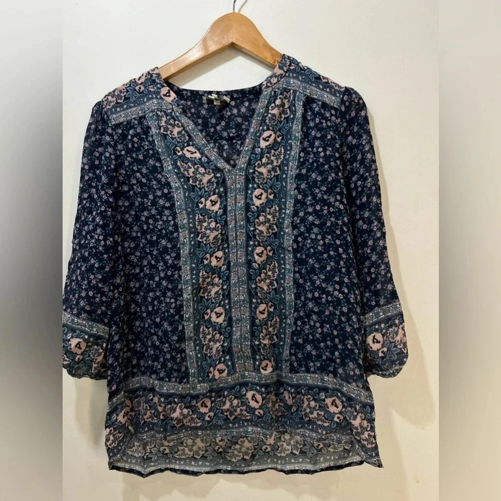 JOIE Floral print Casual blouse Size XS